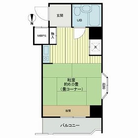 エクレーヌ御池の間取り