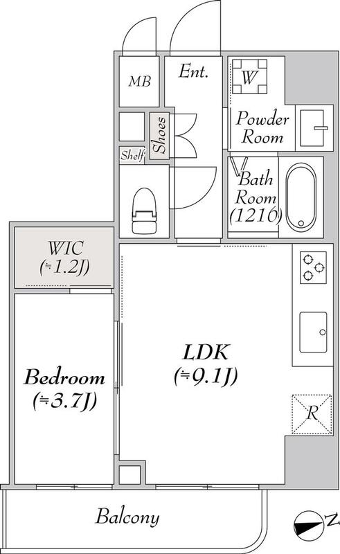 ルミーク浅草・202号室の間取り