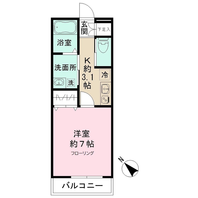 LEO六拾伍番館の間取り