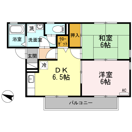 プロムナードの間取り