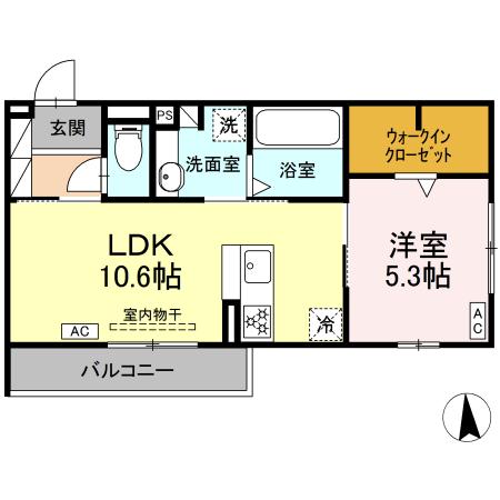 D-Crinum 本田町の間取り