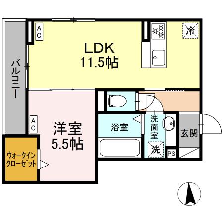 D-Crinum 本田町の間取り