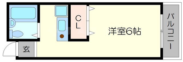 シャトレー西小路の間取り