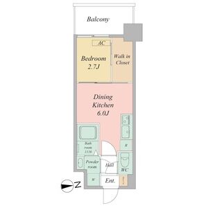 セレニテ新大阪エクラの間取り