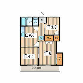 ドエル籾山Ⅰの間取り