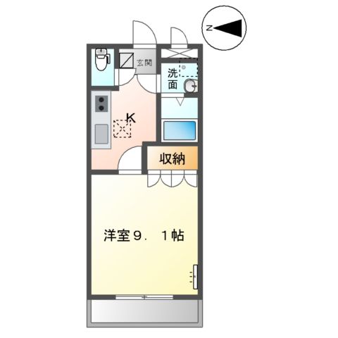 メゾンセレニティーの間取り