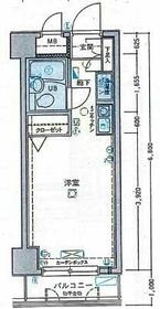 サンセール神楽坂・118号室の間取り