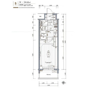エステムコート名古屋新栄Ⅵ アートテラス の間取り