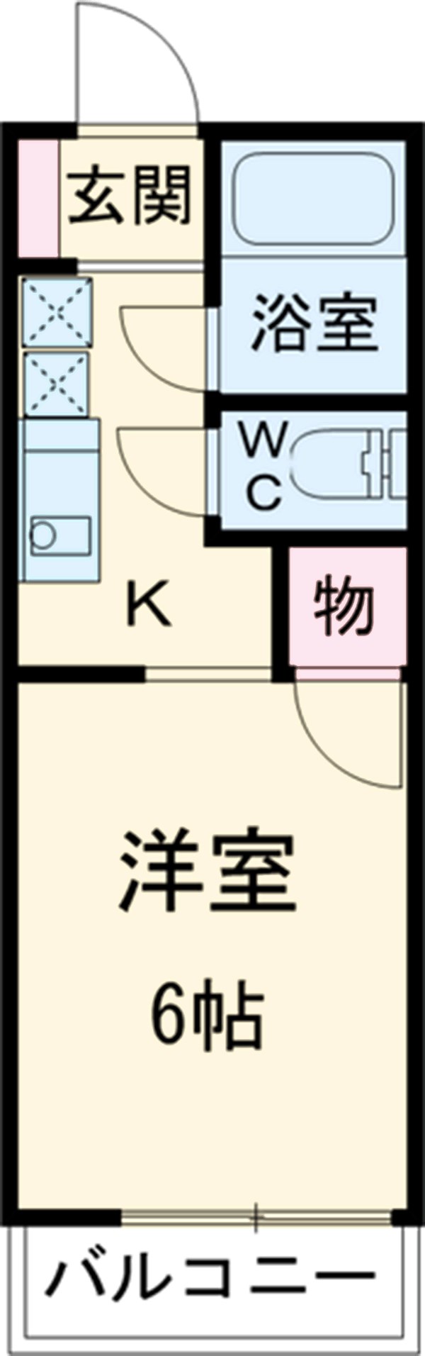 フラットストーン相模の間取り