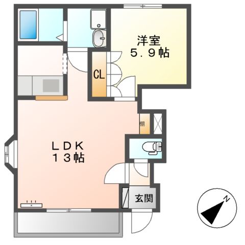 グランチェスタⅠの間取り