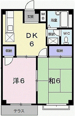 フランボワーズBの間取り
