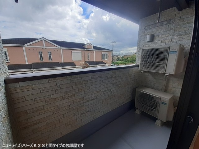 ユニゾン　スクエアのバルコニー