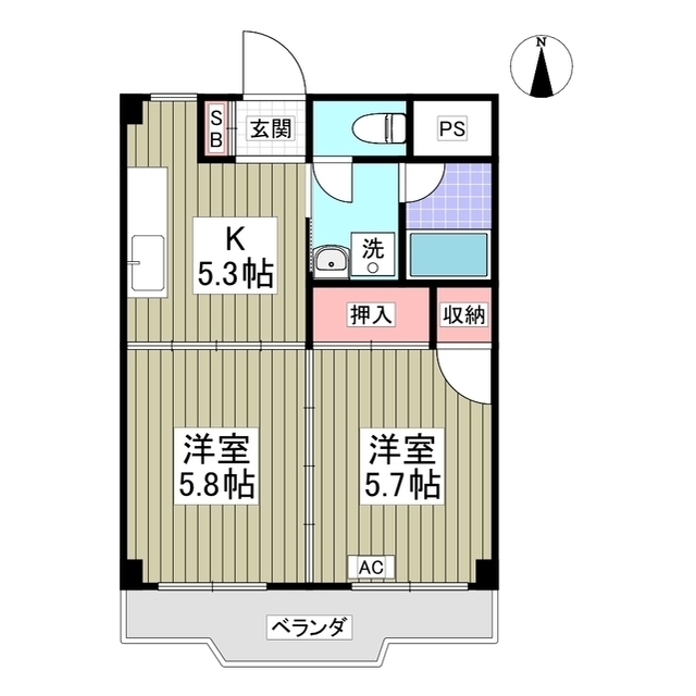 グランドハイツの間取り