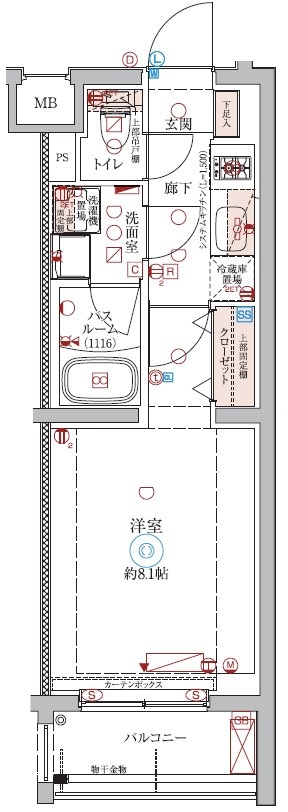 クレヴィスタ北赤羽の間取り