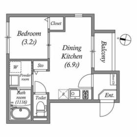 アルタイ石橋阪大前の間取り