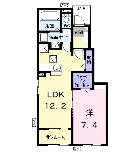 アムールⅡの間取り