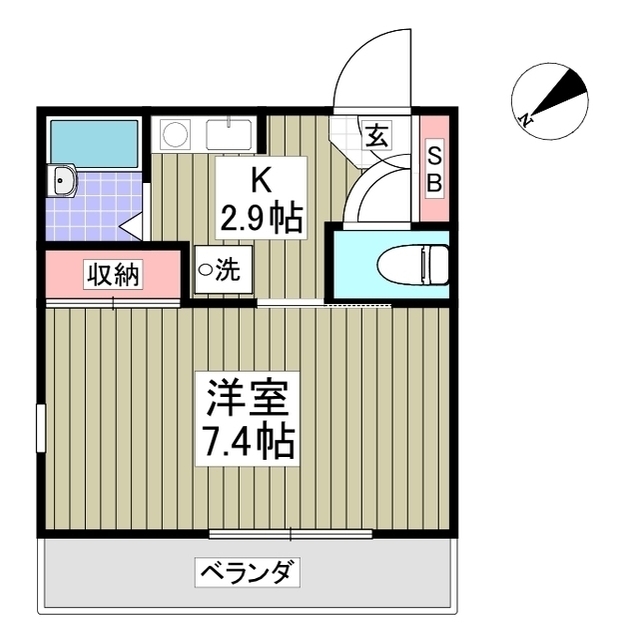 シャトー一の沢の間取り