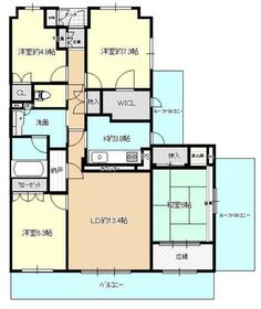 ブライトタウン新津の間取り