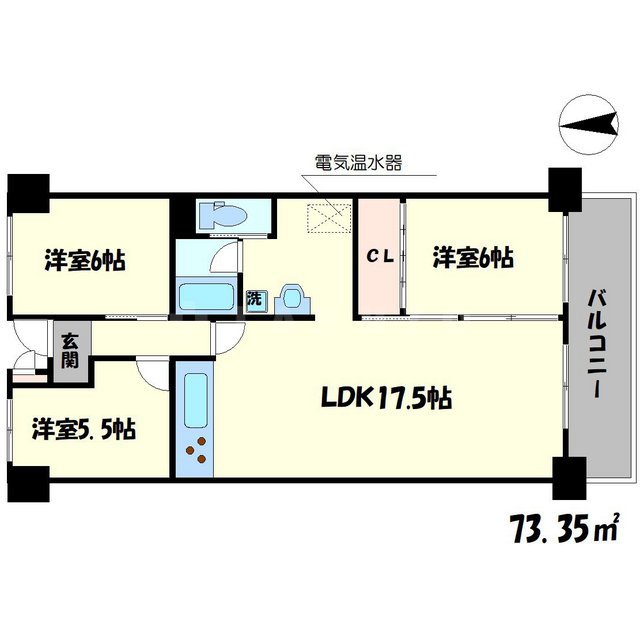 朝日プラザ千里A棟の間取り