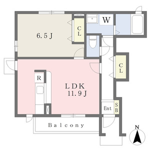 ドクターバード W棟の間取り