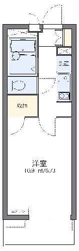 レオパレストレディアの間取り
