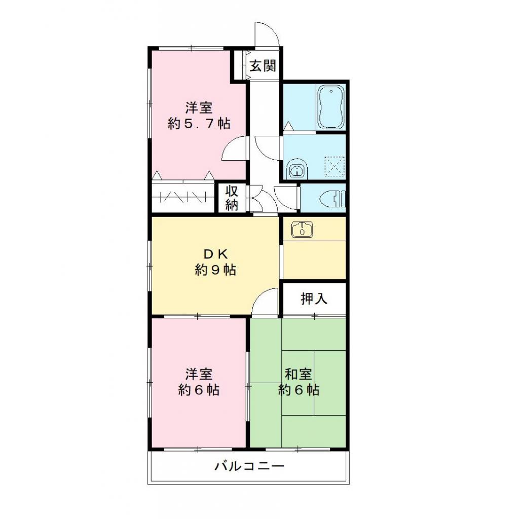 イーストリッチの間取り