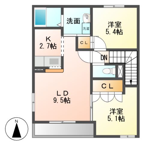 CASA DOMANIの間取り