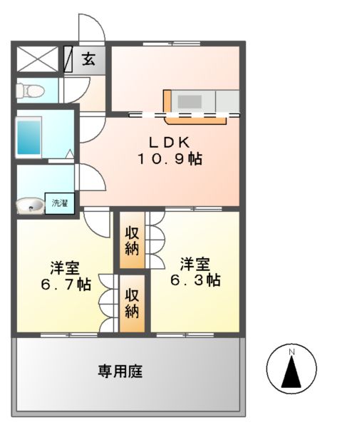 アイル・プティの間取り