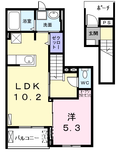 ウイングコートの間取り