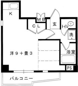 TSハイツの間取り