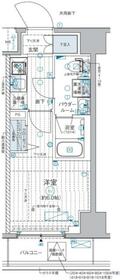 ＧＥＮＯＶＩＡ西横浜・0208号室の間取り