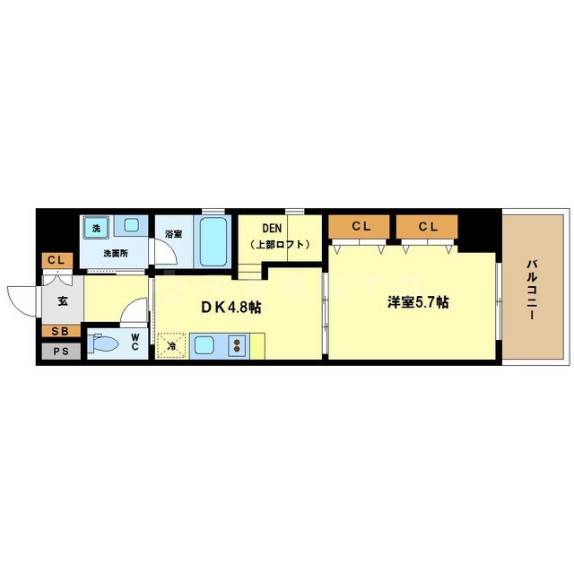 ARROW FIELDS貮番館の間取り