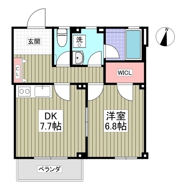 サフランハイツ吉沢の間取り