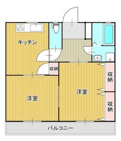 サンライズコーポ・302号室の間取り