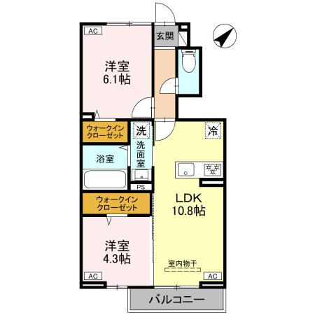 カサ・ルーナの間取り