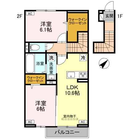 カサ・ルーナの間取り