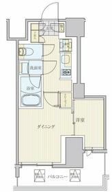 リビオメゾン南砂町・711号室の間取り