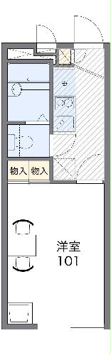 レオパレスアンジェの間取り