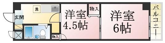 301号室の間取り