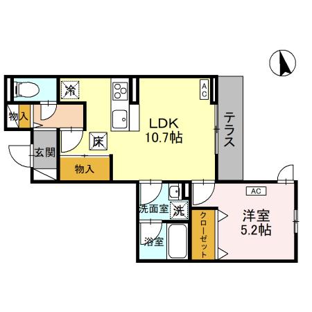 TORISIAS宿郷の間取り