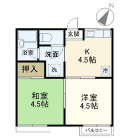シャレー原宿Ｂ棟の間取り