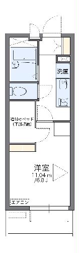 レオパレス平安の間取り
