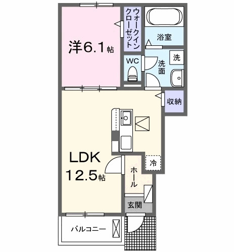 セレニティ コートⅠの間取り