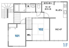 シェアハウス「ゼンマイソウ」の間取り