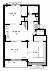 トリヴァンベール美船の間取り