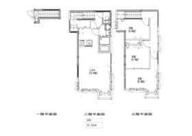 ソルナクレイシア大泉学園・203号室の間取り