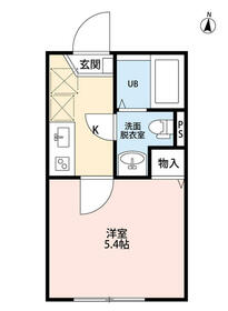 ｍｏｎｄｏ三ツ境・202号室の間取り
