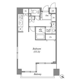 白金台アパートメントの間取り