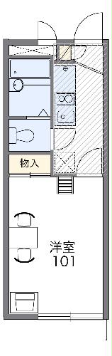 レオパレスCasa10の間取り