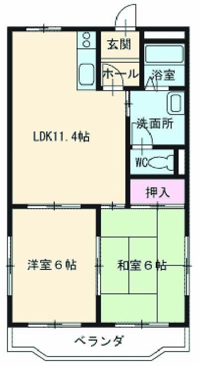 メリーメリーＡの間取り
